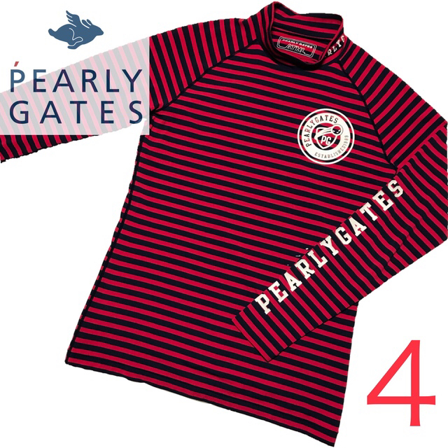 PEARLY GATES パーリーゲイツモックネック長袖