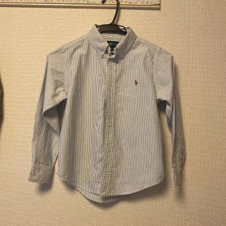 ラルフローレン(Ralph Lauren)のラルフローレン  ストライプシャツ　７歳サイズ／130センチ(ブラウス)