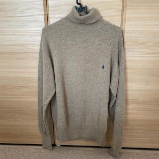 ラルフローレン(Ralph Lauren)の【美品】ラルフローレンタートルネックニットベージュ(ニット/セーター)