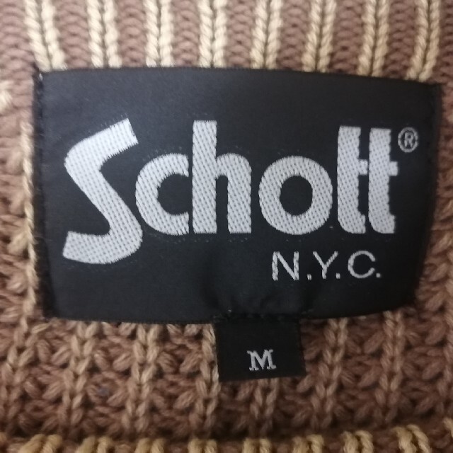 schott(ショット)のSchott/ショット/DULL COLOR CREWNECK KNIT メンズのトップス(ニット/セーター)の商品写真