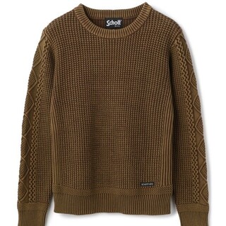 ショット(schott)のSchott/ショット/DULL COLOR CREWNECK KNIT(ニット/セーター)