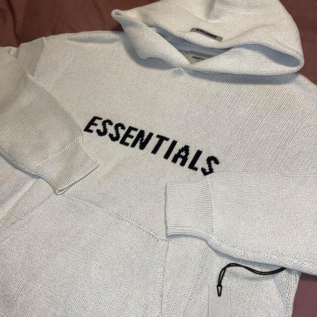 FOG ESSENTIALS エッセンシャルズ ニットパーカー XL グレー - ニット