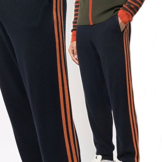 新品 adidas oliginals リブ付 トラックパンツ