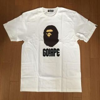 アベイシングエイプ(A BATHING APE)の新品　A BATHING APE®（アベイシングエイプ）　半袖Tシャツ　白　L(Tシャツ/カットソー(半袖/袖なし))