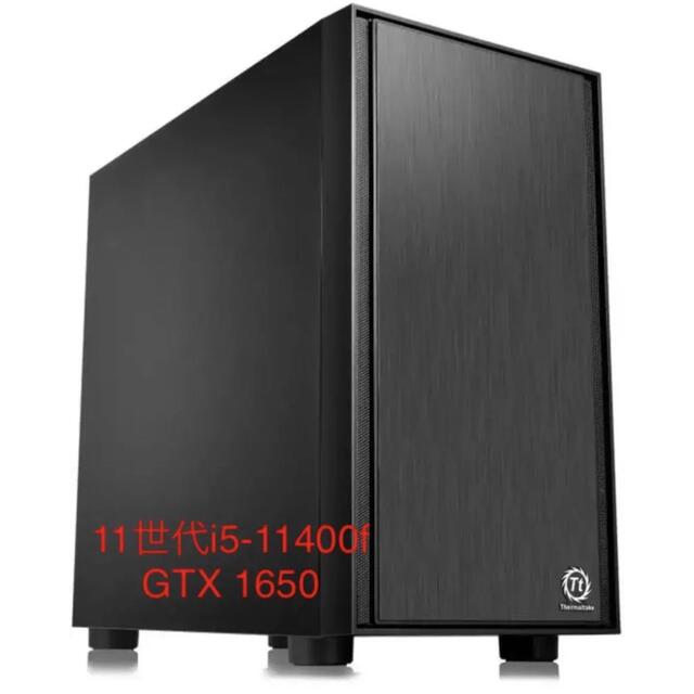 11世代i5-11400f+gtx1650 ゲーミングPC
