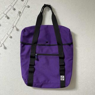 チャムス(CHUMS)のCHUMS バッグ　パープル　旅行用ボストンバッグ　紫　大きめバッグ(トートバッグ)