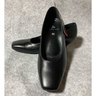 ワコール(Wacoal)のワコール・サクセスウォーク・牛革黒パンプス・22.5cmEE・5cm ヒ－ル(ハイヒール/パンプス)