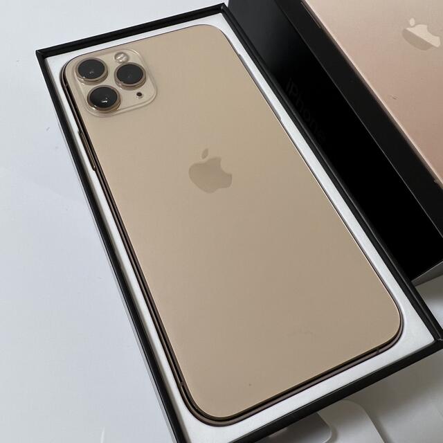 iPhone(アイフォーン)のiPhone11pro 256GB  GOLD SIMロック解除済み おまけ付き スマホ/家電/カメラのスマートフォン/携帯電話(スマートフォン本体)の商品写真