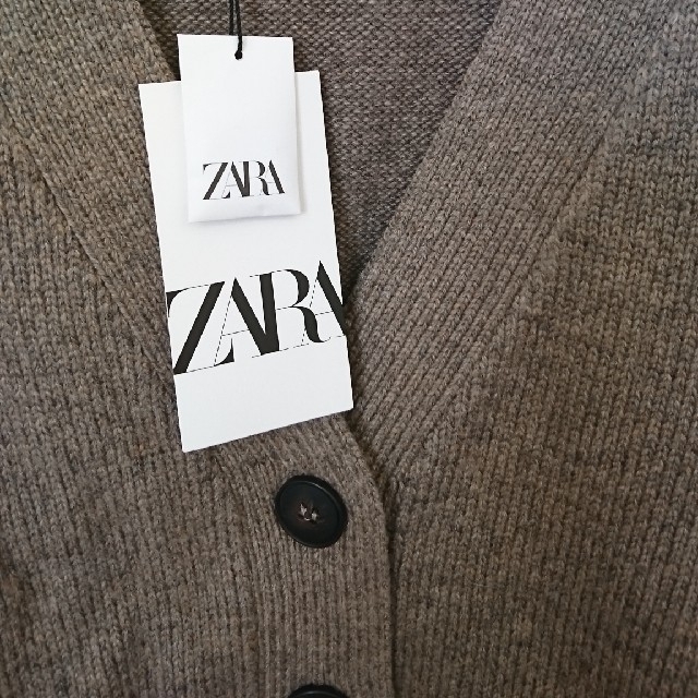 ZARA(ザラ)の【ももた 様専用】zara ニットベスト レディースのトップス(ベスト/ジレ)の商品写真