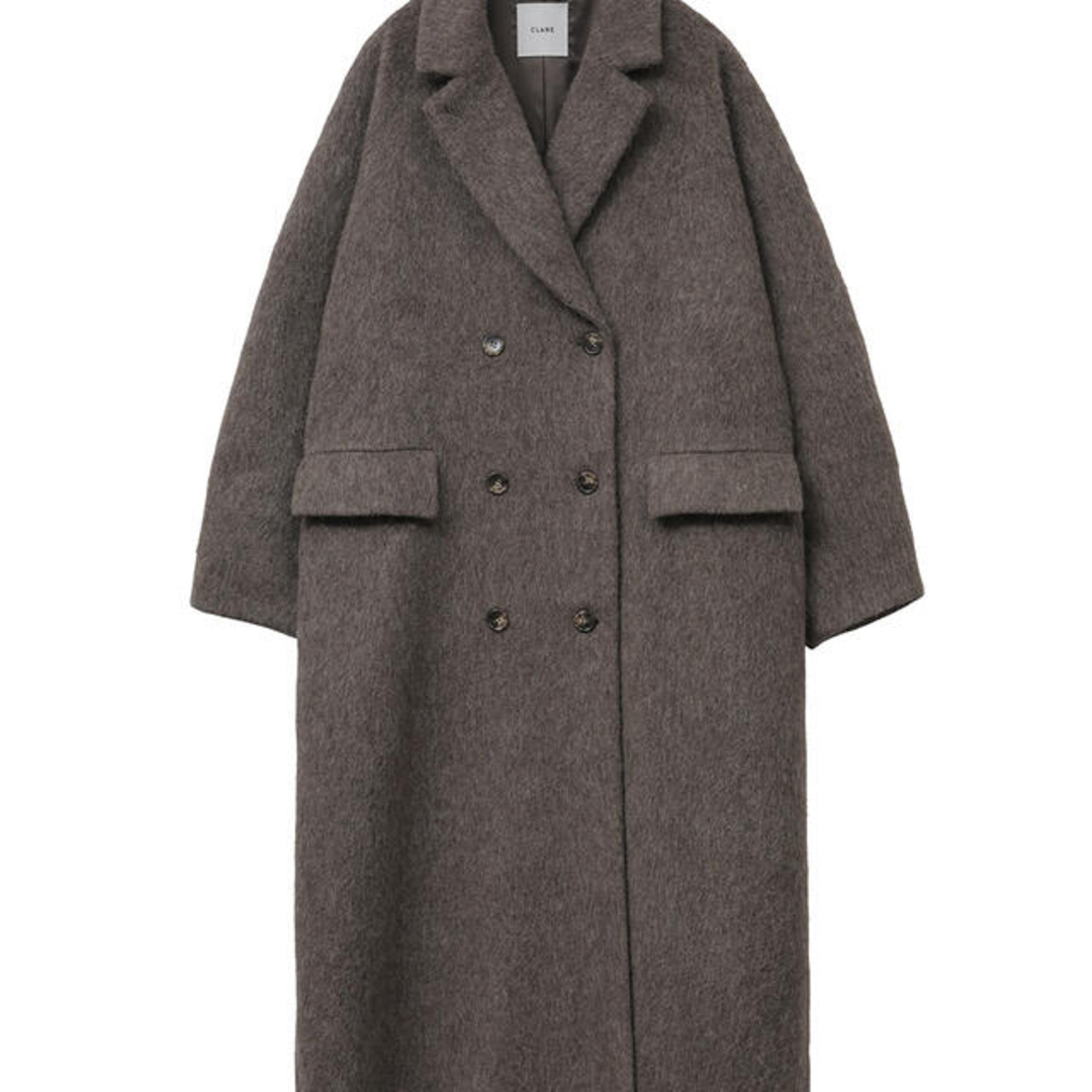 STUDIOUS(ステュディオス)のCLANE DOUBLE WOOL LONG COAT① レディースのジャケット/アウター(ロングコート)の商品写真