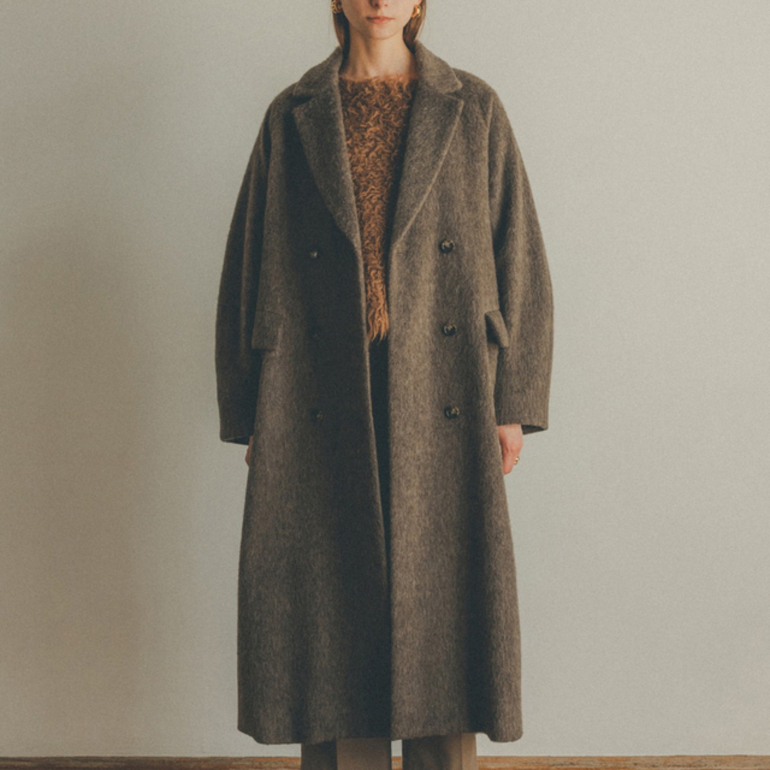 ロングコートCLANE DOUBLE WOOL LONG COAT①