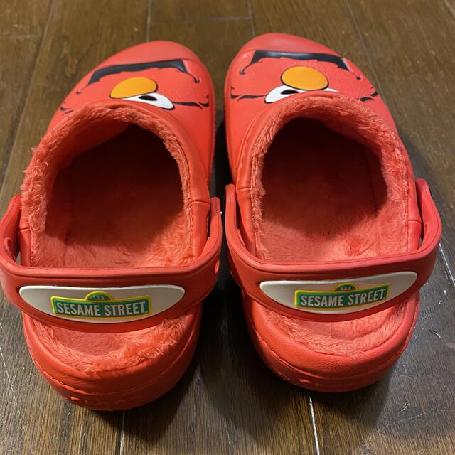 SESAME STREET(セサミストリート)のクロックス  セサミストリート  エルモ ボア付き  17.5㎝ キッズ/ベビー/マタニティのキッズ靴/シューズ(15cm~)(サンダル)の商品写真