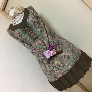 アクシーズファム(axes femme)の新品！axes femme ゴブランプリントチュニック(ひざ丈ワンピース)