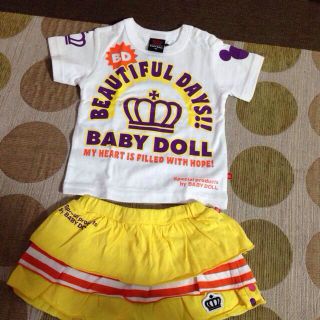 ベビードール(BABYDOLL)のBABY DOLL上下2点売り(女の子)(カバーオール)