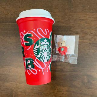 スターバックスコーヒー(Starbucks Coffee)のスターバックス リユーザブルカップ ベアリスタ キャップ ホリデー2021(その他)