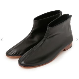 SHIPS - MARTINIANO LEONE ショートブーツの通販|ラクマ 販売超安い martiniano ★fs様専用★ bootie 革靴 ネイビー ブーティ ローファー/革靴