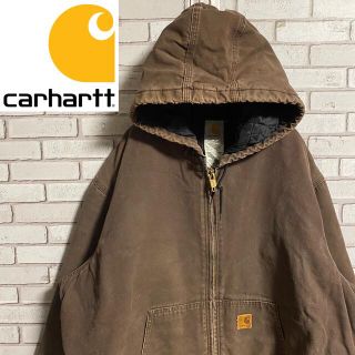 カーハート(carhartt)の90s 古着 カーハート メキシコ製 ダック地 アクティブジャケット パーカー(ブルゾン)