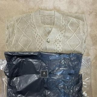 新品 佐藤健 abyts ケーブルカーディガン 健 Mの通販 by エベレスト's