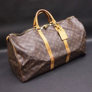 ルイヴィトン(LOUIS VUITTON)のLOUIS VUITTON ルイヴィトン キーポル55 ボストンバッグ 本物保証(ボストンバッグ)