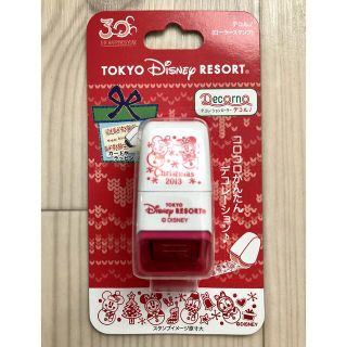 ディズニー(Disney)の新品 ディズニーリゾート TDR クリスマス ローラースタンプ コロコロスタンプ(印鑑/スタンプ/朱肉)