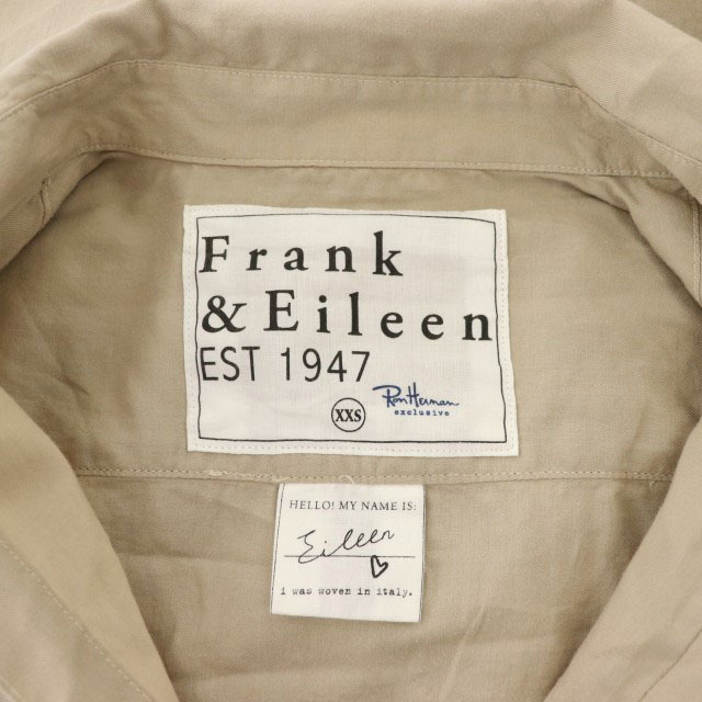 Frank&Eileen(フランクアンドアイリーン)のフランク&アイリーン ロンハーマン別注 コットンスキッパーシャツ レディースのトップス(シャツ/ブラウス(長袖/七分))の商品写真