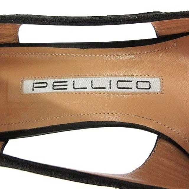 PELLICO(ペリーコ)のペリーコ ルネッタ パンプス ポインテッドトゥ ローヒール 36 23cm 黒 レディースの靴/シューズ(ハイヒール/パンプス)の商品写真