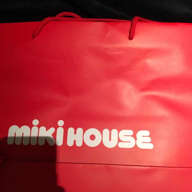 mikihouse(ミキハウス)のミキハウス ショップ 袋 赤 レディースのバッグ(ショップ袋)の商品写真