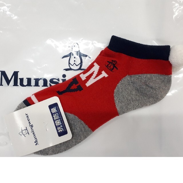 Munsingwear(マンシングウェア)の新品 マンシングウェア レディース スポーティ ソックス　靴下 スポーツ/アウトドアのゴルフ(その他)の商品写真