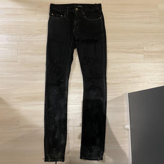 サンローラン(Saint Laurent)の14AW サンローラン デストロイ クラッシュ デニム 28サイズ(デニム/ジーンズ)