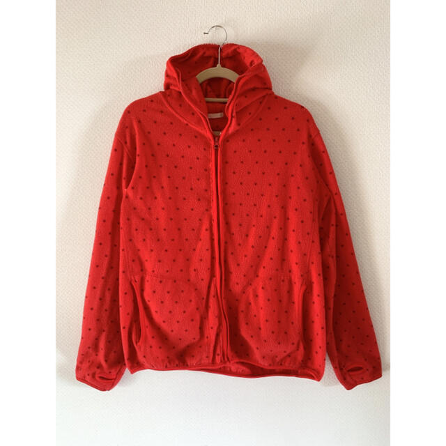 H&M(エイチアンドエム)のH&M hoodie dot  color：red メンズのトップス(パーカー)の商品写真