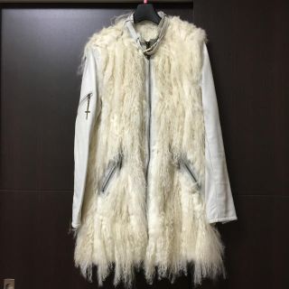 [美品]HYSTERIC GLAMOUR ファーコート ベージュ フリーサイズ