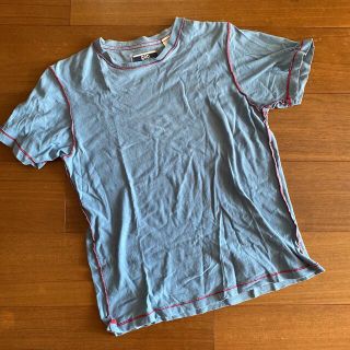 ギャップ(GAP)のold gap 元祖裏表逆Tシャツ　水色アメリカサイズXXS(Tシャツ/カットソー(七分/長袖))