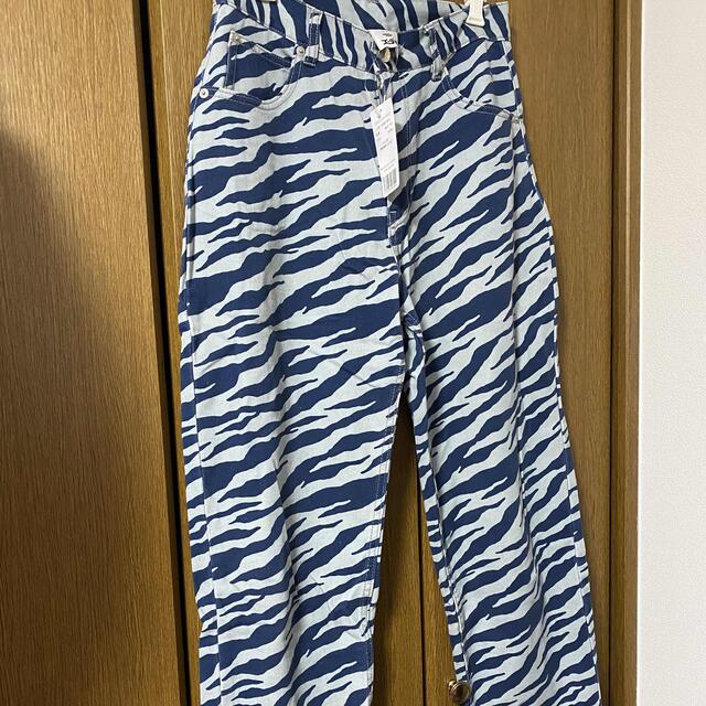 X-girl(エックスガール)のX-girl ZEBRA TAPERED PANTS レディースのパンツ(カジュアルパンツ)の商品写真