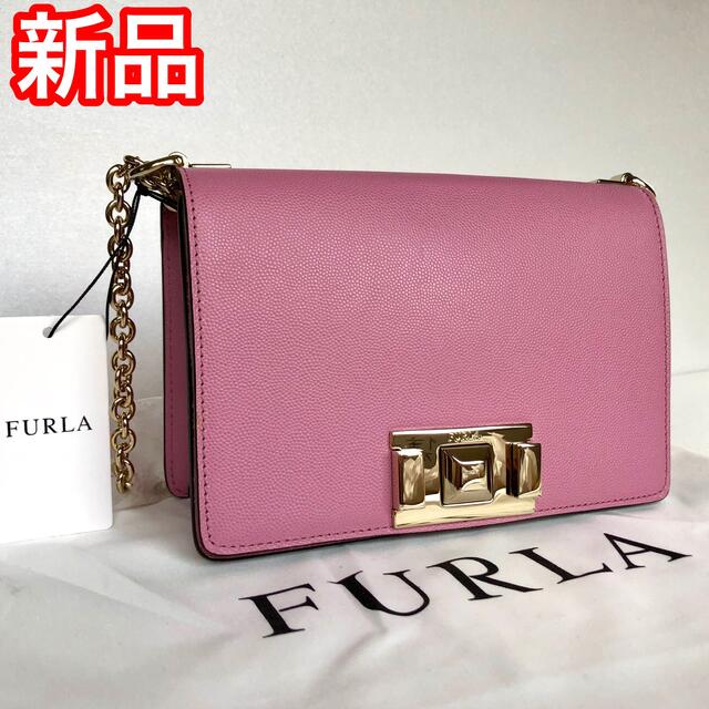 贈り物 ✨️美品✨️FURLA ミミ Mimi ショルダーバッグ ブルー クロス