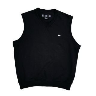 ナイキ(NIKE)のレア  美品 NIKE GOLF VEST 刺繍ロゴ(ベスト)