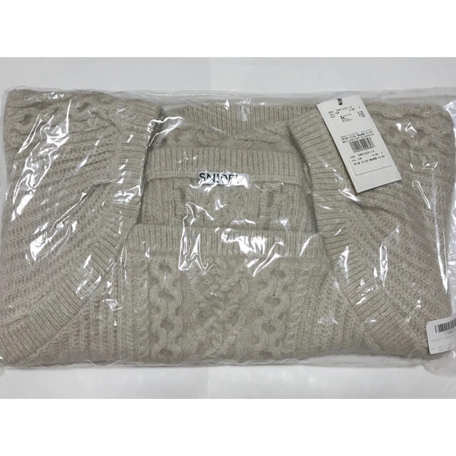 SNIDEL - 【新品紙タグ付き】SNIDEL / ラメケーブルニットプル