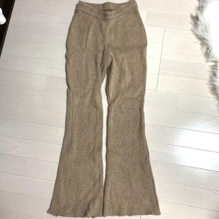 マウジー(moussy)の【moussy】マウジー ニット パンツ【美品】(カジュアルパンツ)