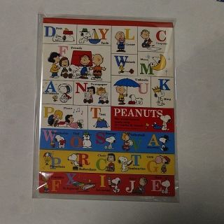 ピーナッツ(PEANUTS)のにゃんすけ様　専用　スヌーピー　レターパッド　&　封筒(キャラクターグッズ)