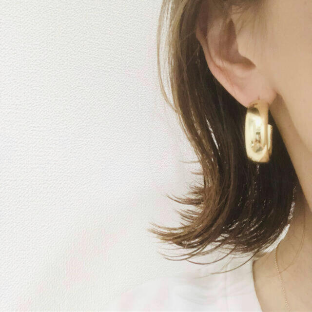 ZARA - 113◇ メンズ 片耳用 定番人気 フープピアス ゴールド ラスト1 ...