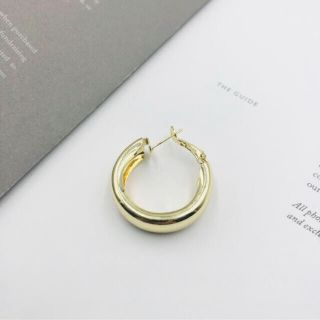 ザラ(ZARA)の113◇ メンズ 片耳用 定番人気 フープピアス ゴールド ラスト1点 (ピアス(片耳用))