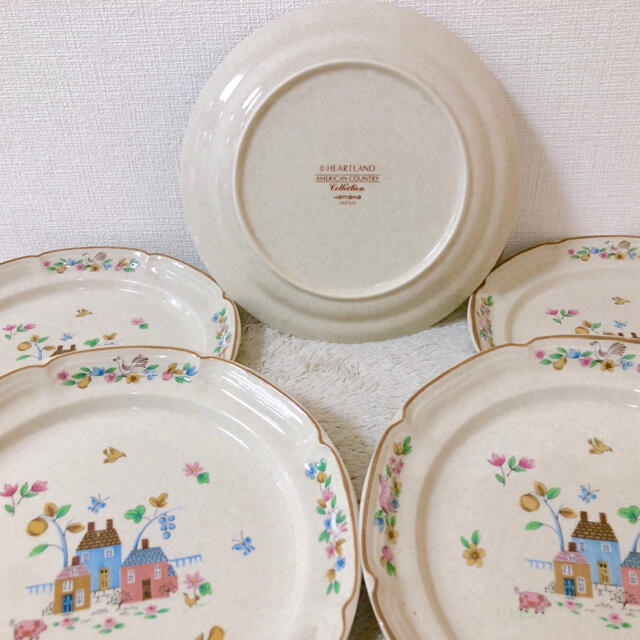 yamaka新品ヤマカ食器大皿パスタプレート5枚アメリカン yamaka新品ヤマカ食器大皿パスタプレート5枚アメリカン