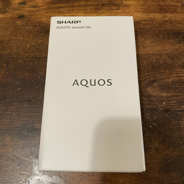 AQUOS sense4 lite カラーBLACK - スマートフォン本体