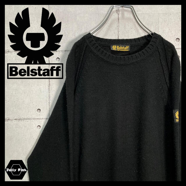 BELSTAFF(ベルスタッフ)の【入手困難】 Belstaff/ベルスタッフ アクリルウールニット イタリア製 メンズのトップス(ニット/セーター)の商品写真