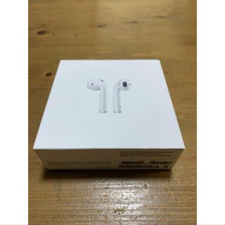 APPLE AirPods イヤホン MMEF2J/A(ヘッドフォン/イヤフォン)