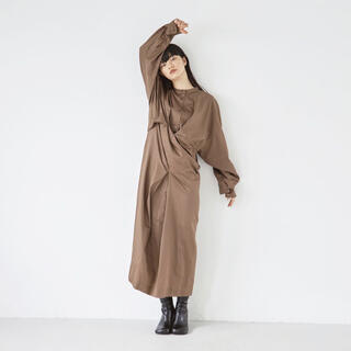 トゥデイフル(TODAYFUL)のLifes Todayful Fronttuck Shirts Dress  (ひざ丈ワンピース)