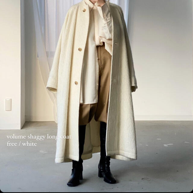 louren／Volume Shaggy Long Coat