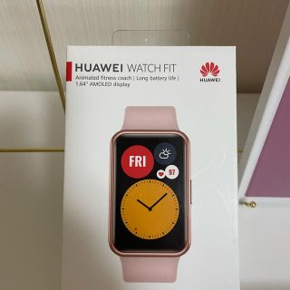 ファーウェイ(HUAWEI)のHUAWEI WATCH FIT サクラピンク(腕時計(デジタル))