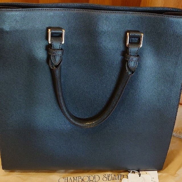 SOLD：CHAMBORD SELLIER エンボスカーフスクエアトートバッグ メンズのバッグ(トートバッグ)の商品写真