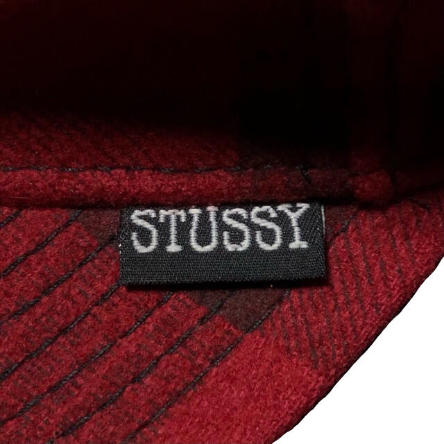 STUSSY(ステューシー)の＊4418 STUSSY ステューシー バッファローチェック　リブ　キャップ メンズの帽子(キャップ)の商品写真