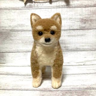 オンライン限定商品】 ジョックライン社 小首を傾げる柴犬 ぬいぐるみ